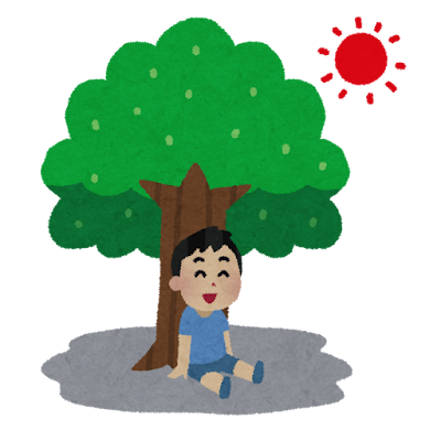 休憩は憩いの場所でとろう！